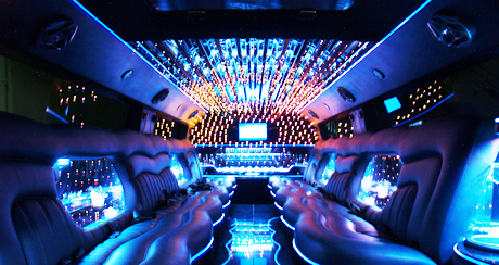 Extreme Hummer Limo inside